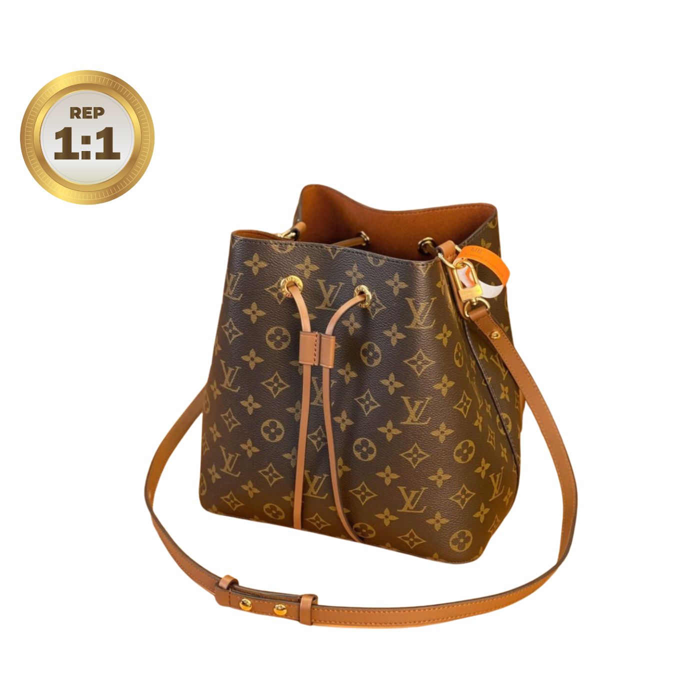 [REP 1:1] Louis Vuitton NeoNoe MM Brown For Women 26cm / 10.2in